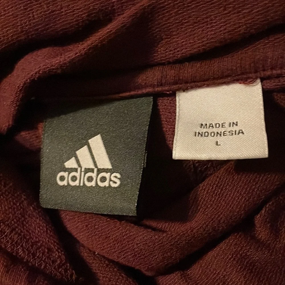 ASU Adidas Crew Neck Pullover Arizona State University Sun Devils Pockets - Picture 2 of 8